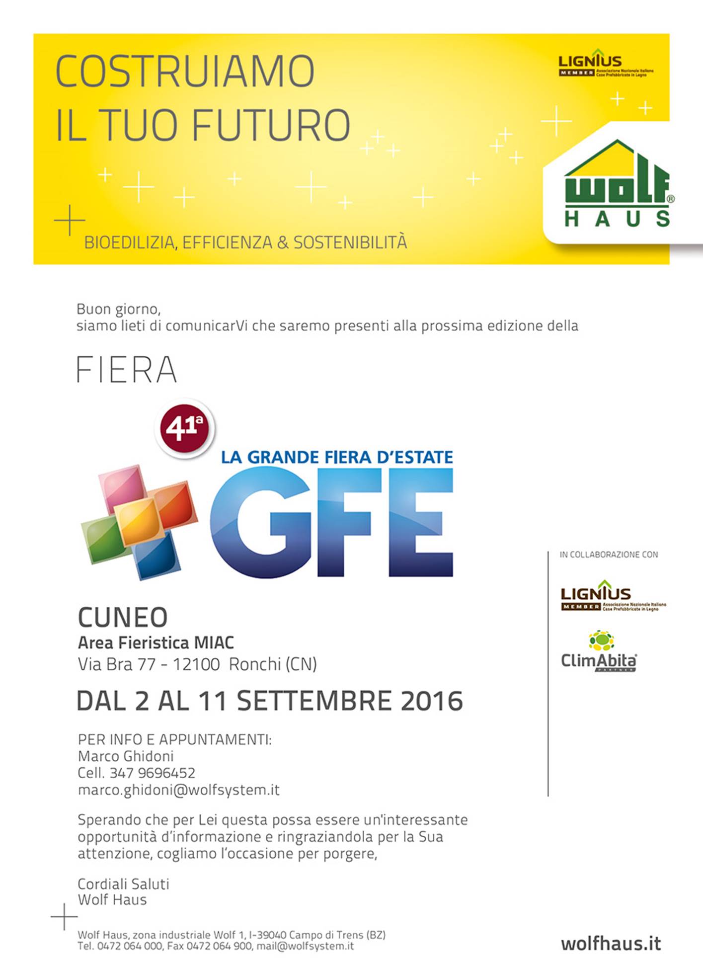 INCASA alla Grande Fiera d'Estate 2016